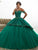 Quinceanera Collection - 26887 High Low Gown with Removable Skirt Special Occasion Dress 0 / Jade