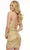 Rachel Allan - 40113 Fitted V-Neck Sheath Dress Homecoming Dresses