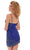 Rachel Allan - 40152 Sequined V Neck Cocktail Dress Cocktail Dresses