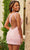 Rachel Allan 40178 - One Sleeve Sequin and Feather Cocktail Dress Special Occasion Dress