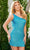 Rachel Allan 40182 - Asymmetrical Beaded Fringe Cocktail Dress Special Occasion Dress