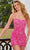 Rachel Allan 40189 - Sleeveless Fringe Cocktail Dress Special Occasion Dress 0 / Fuchsia