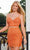 Rachel Allan 40199 - Two-Piece Sequin Cocktail Dress Special Occasion Dress 0 / Tangerine