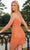 Rachel Allan 40199 - Two-Piece Sequin Cocktail Dress In Orange