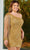 Rachel Allan 40201 - Beaded Fringe Sleeve Cocktail Dress Cocktail Dress