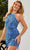 Rachel Allan 40221 - Sleeveless Halter Cocktail Dress Special Occasion Dress 0 / Periwinkle