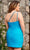Rachel Allan 40225 - Asymmetrical Strap Detail Cocktail Dress Special Occasion Dress