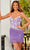 Rachel Allan 40226 - V-Neck Fringed Sheath Cocktail Dress Cocktail Dress
