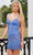 Rachel Allan 40239 - Sleeveless Sheath Cocktail Dress Special Occasion Dress 0 / Periwinkle Multi