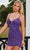 Rachel Allan 40248 - Sleeveless Strappy Cocktail Dress Special Occasion Dress 0 / Purple