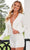 Rachel Allan 50148 - Sleeveless With Jacket Romper Special Occasion Dress 0 / White