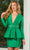 Rachel Allan 50170 - Long Sleeve V-Neck Cocktail Dress Special Occasion Dress