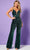 Rachel Allan 50202 - Sleeveless Sequin Jumpsuit With Cape Special Occasion Dress