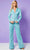 Rachel Allan 50209 - Detachable Corset Pantsuit Special Occasion Dress 00 / Turquoise