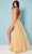 Rachel Allan 50210 - V-Neck Beaded Romper With Overskirt Special Occasion Dress
