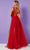 Rachel Allan 50210 - V-Neck Beaded Romper With Overskirt Special Occasion Dress