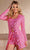 Rachel Allan 50223 - Scoop Neck Romper With Jacket Special Occasion Dress 00 / Pink Multi