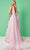 Rachel Allan 50226 - Strapless Bedazzled Gown with Cape Special Occasion Dress