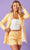 Rachel Allan 50233 - Three-Piece Romper Dress Special Occasion Dress 00 / Orange/White