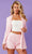 Rachel Allan 50233 - Three-Piece Romper Dress Special Occasion Dress 00 / Pink/White