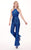 Rachel Allan - 6600 Sequine Embellished Halter Neck Jumpsuit CCSALE 10 / Royal