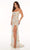 Rachel Allan - 70002 Beaded Tulle Scoop Neck Sheath Dress Prom Dresses