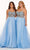 Rachel Allan - 70038 Geometric Cut Glass Tulle Dress Prom Dresses