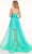 Rachel Allan - 70063 Plunging V Neck Tulle Dress Prom Dresses