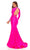 Rachel Allan - 70138 High Neck Trumpet Evening Dress Prom Dresses