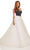 Rachel Allan - 70140 Strapless Sweetheart A-Line Gown Prom Dresses 00 / Black White