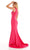 Rachel Allan - 70221 High Halter Mesh Ornate Gown Prom Dresses