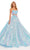 Rachel Allan - 70238 Two-Piece Sequin Ballgown Special Occasion Dress In Blue