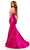 Rachel Allan - 70240 Halter Strap Cutout Mermaid Gown Prom Dresses