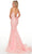 Rachel Allan 70278 - Floral Appliqued Trumpet Prom Gown Special Occasion Dress