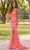 Rachel Allan 70279 - Sequin Lace Up Prom Dress Special Occasion Dress 00 / Neon Coral
