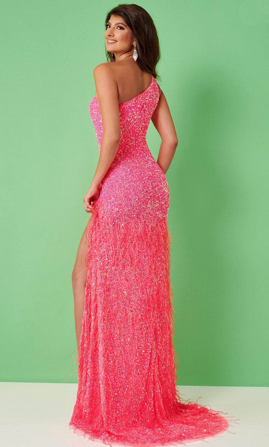 Rachel Allan 70287 - One Shoulder Beaded Prom Dress