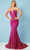 Rachel Allan 70293W - Strapless Ombre Prom Dress Special Occasion Dress 14W / Fuchsia Ombre