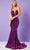Rachel Allan 70293W - Strapless Ombre Prom Dress Special Occasion Dress 14W / Purple Ombre