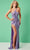 Rachel Allan 70294 - One Sleeve Sequin Evening Dress Special Occasion Dress 00 / Lilac Multi