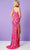 Rachel Allan 70294 - One Sleeve Sequin Evening Dress Special Occasion Dress