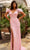 Rachel Allan 70295 - V-Neck Feather Detailed Prom Dress Special Occasion Dress