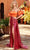 Rachel Allan 70298 - Strapless Sequined A-line Prom Dress Special Occasion Dress 00 / Tangerine Fuchsia