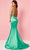 Rachel Allan 70313 - V-Neck Satin Prom Gown Special Occasion Dress