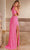 Rachel Allan 70318 - Asymmetric Neck Scalloped Prom Gown Special Occasion Dress