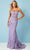 Rachel Allan 70319 - Strapless Tulle Prom Gown Special Occasion Dress 00 / Lilac