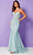 Rachel Allan 70319 - Strapless Tulle Prom Gown Special Occasion Dress 00 / Powder Blue