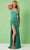 Rachel Allan 70330 - Scoop Ombre Sequin Prom Gown Special Occasion Dress 00 / Jade Ombre