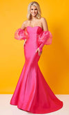 Rachel Allan 70341 - Detachable Puff Sleeves Prom Gown Special Occasion Dress4