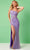 Rachel Allan 70353 - Embellished Sleeveless Gown Special Occasion Dress 00 / Lilac