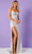 Rachel Allan 70354 - Sleeveless Sweetheart Prom Gown Special Occasion Dress 00 / Silver